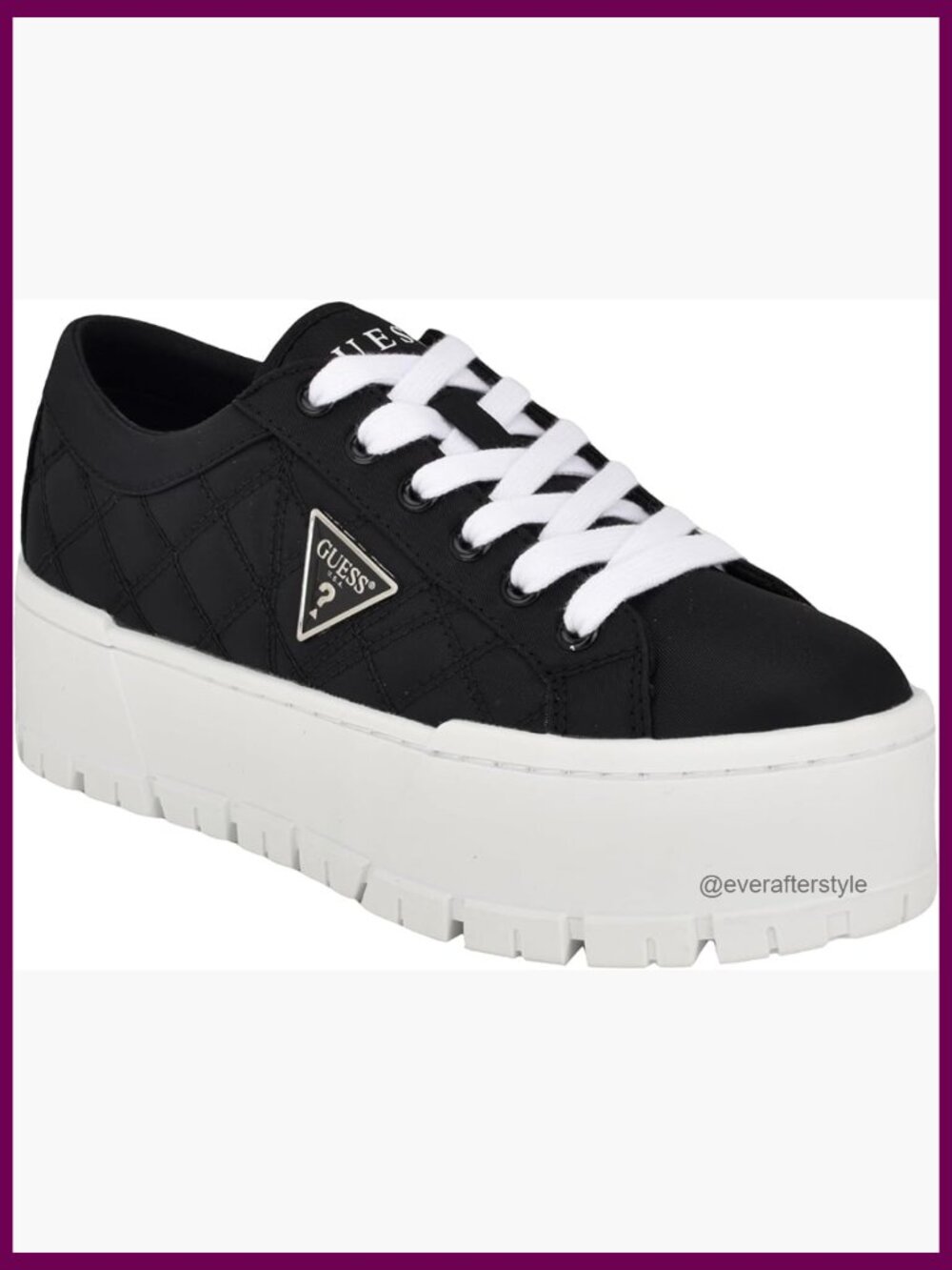 Chunky Platform Lace-Up Sneakers - Picture 1 of 7